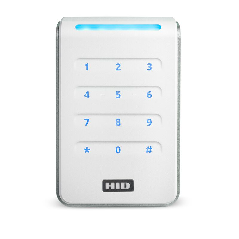 WESCO | HID Signo 40K Keypad Reader, Smart Profile, Pigtail, White